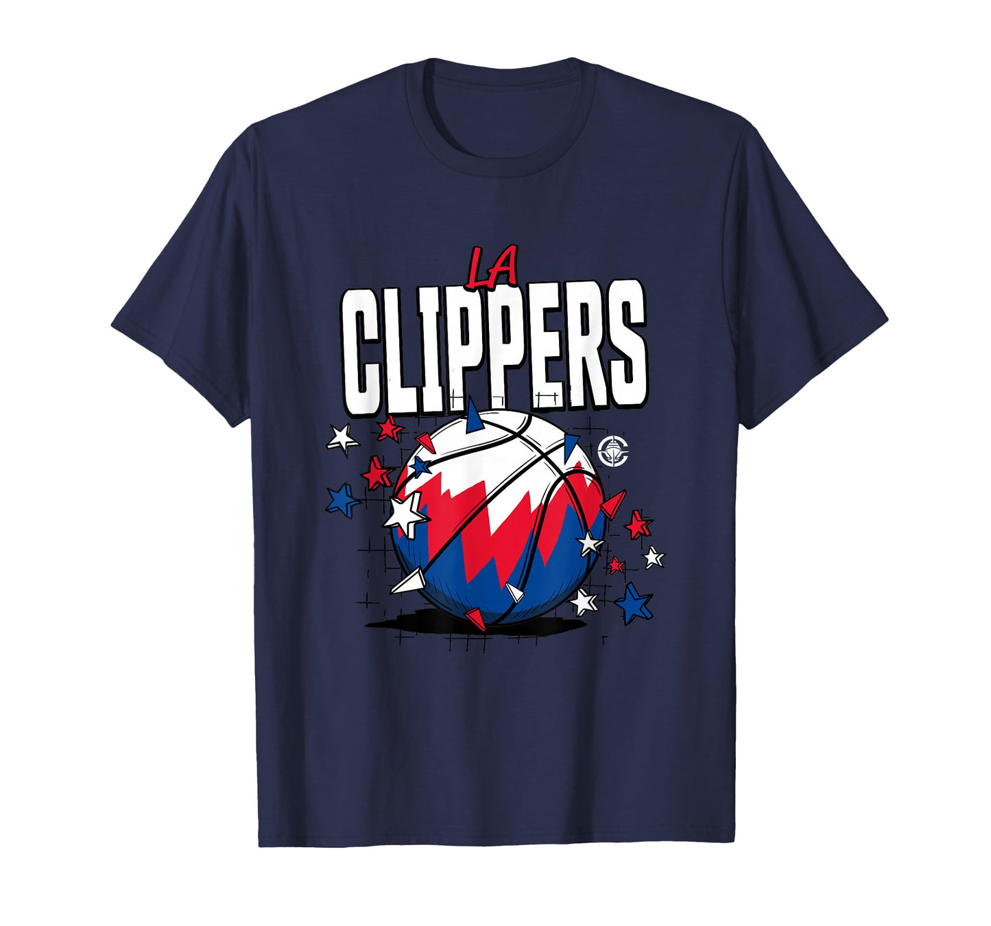 NBA Los Angeles Clippers Doodle Basketball Stars T-Shirt