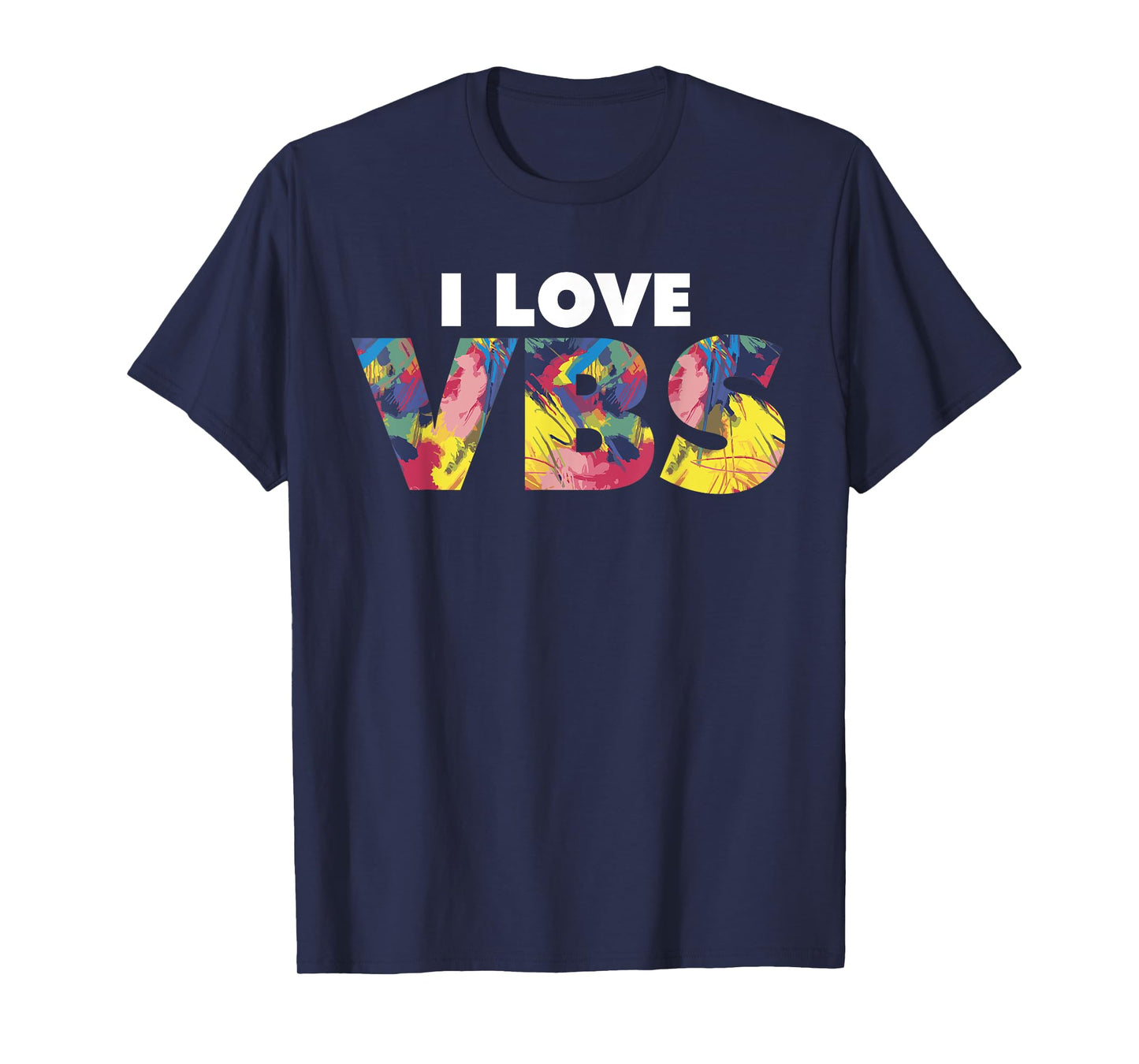 I Love VBS Vacation Bible School Crew Church Summer Camp T-Shirt
