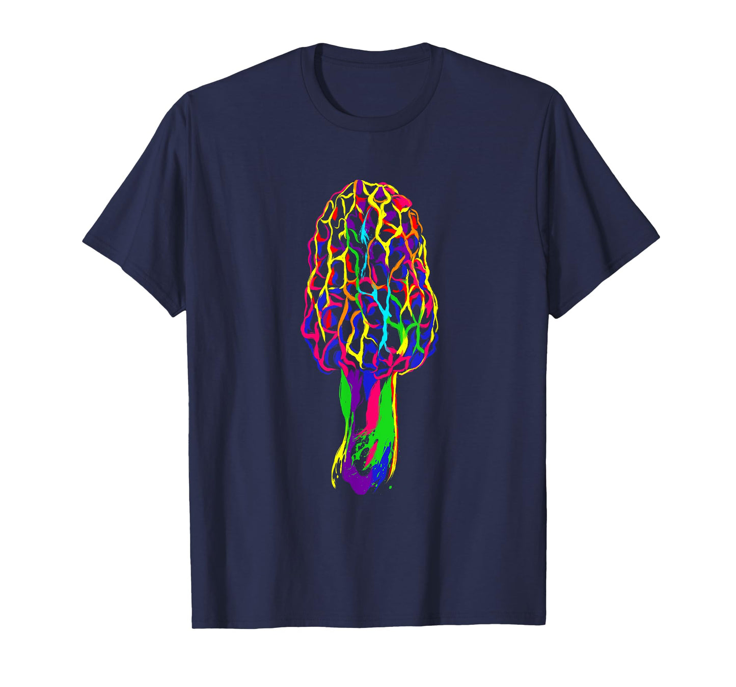 Colorful Morel Mushroom T-Shirt
