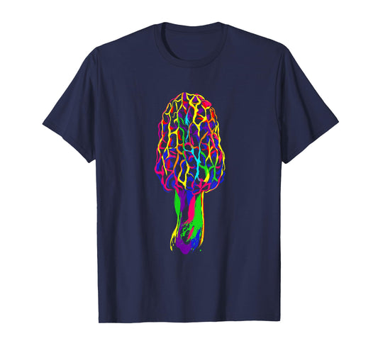 Colorful Morel Mushroom T-Shirt