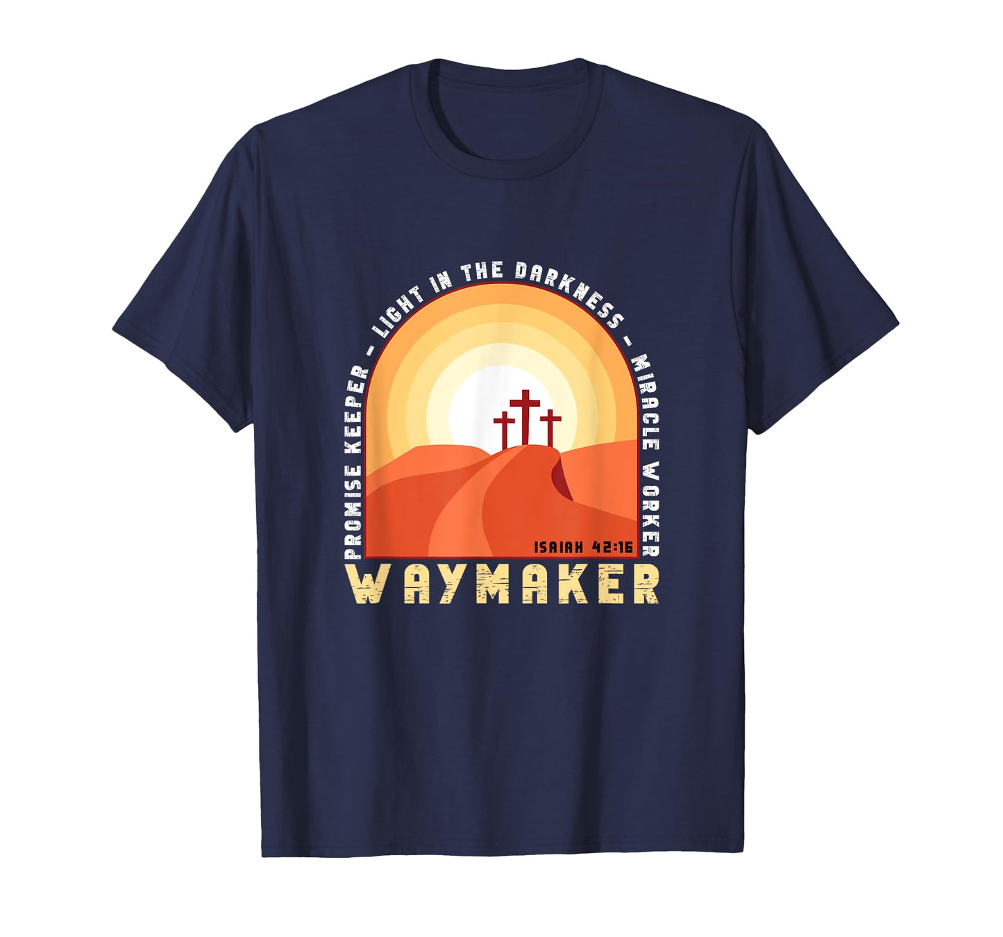 Vintage Waymaker Promise Keeper Miracle Worker Christian T-Shirt