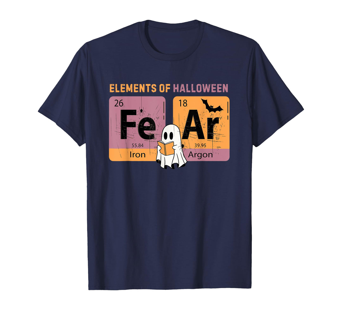 Elements Of Halloween FeAr Periodically Halloween Chemistry T-Shirt
