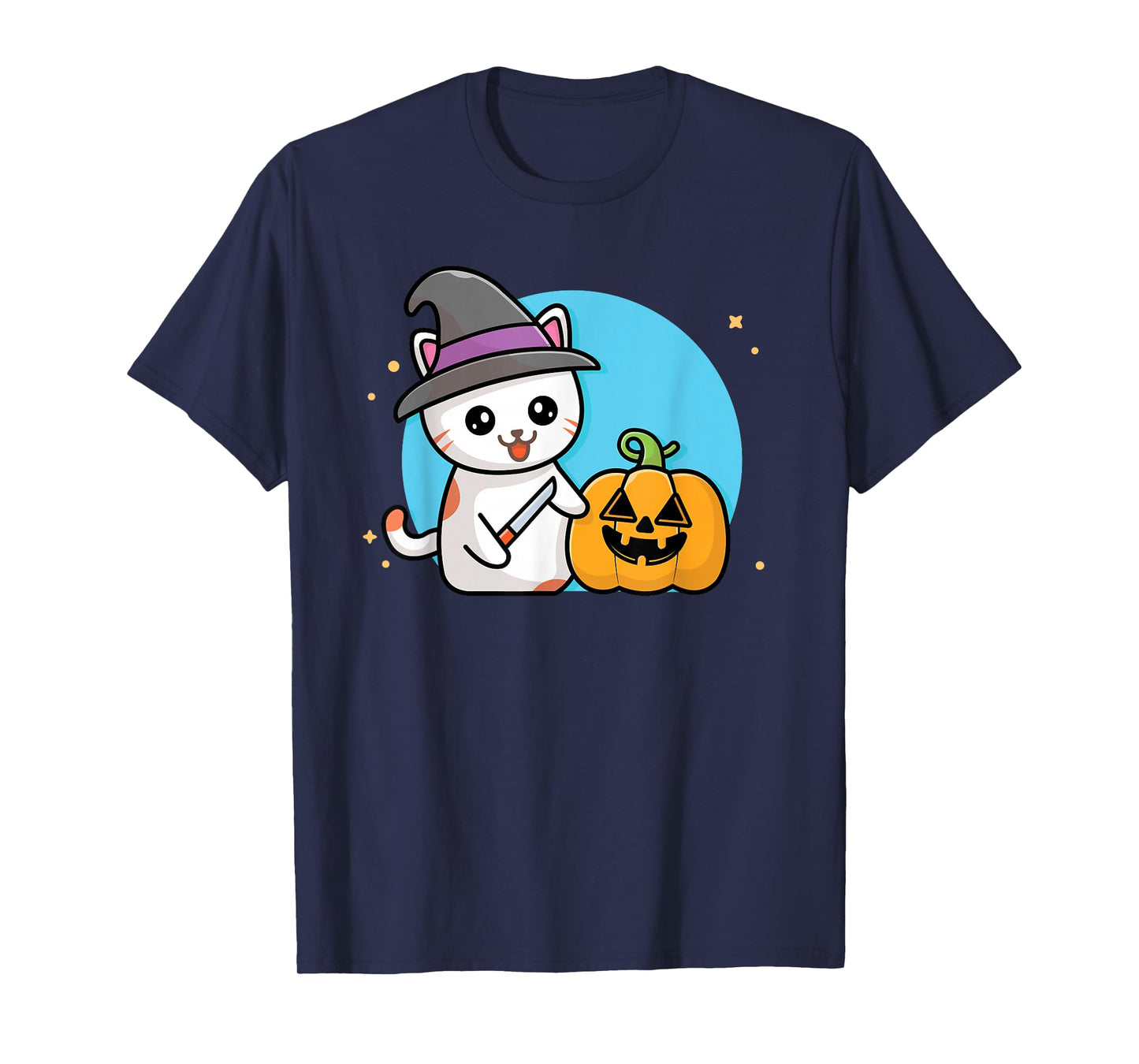 Halloween Cat Shirt, Witch Halloween Party T-Shirt