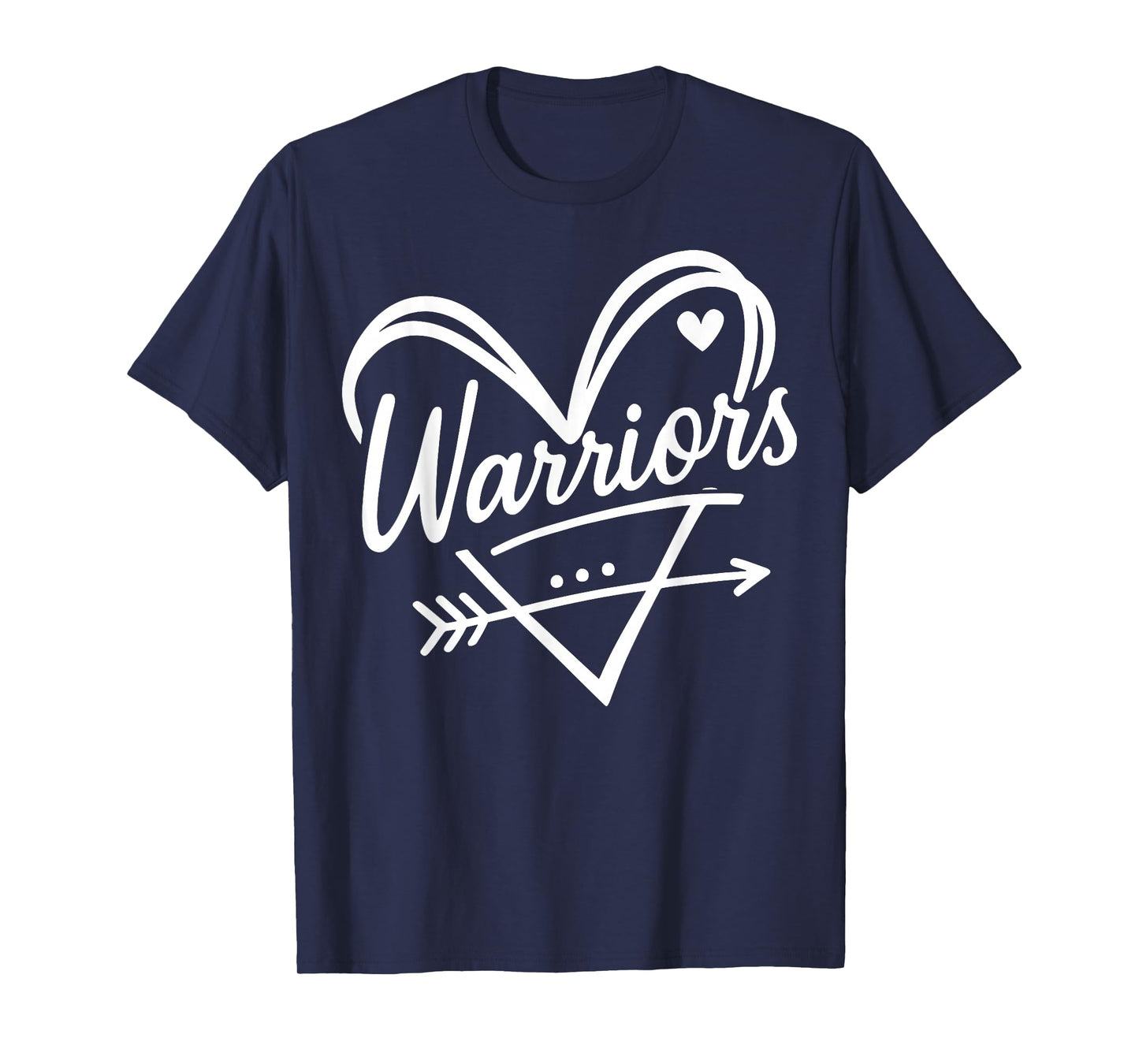 Retro Warriors Heart Apparel for Men Women Kid Boy Girl T-Shirt