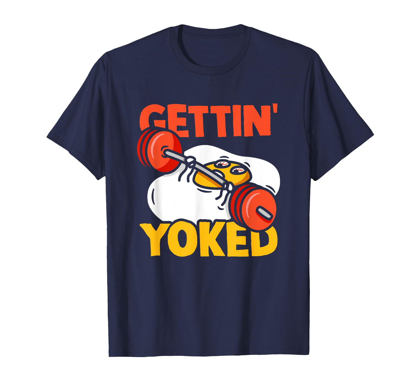 Weightlifter Getting Yoked Training Funny Bodybuilding Gym T-Shirt