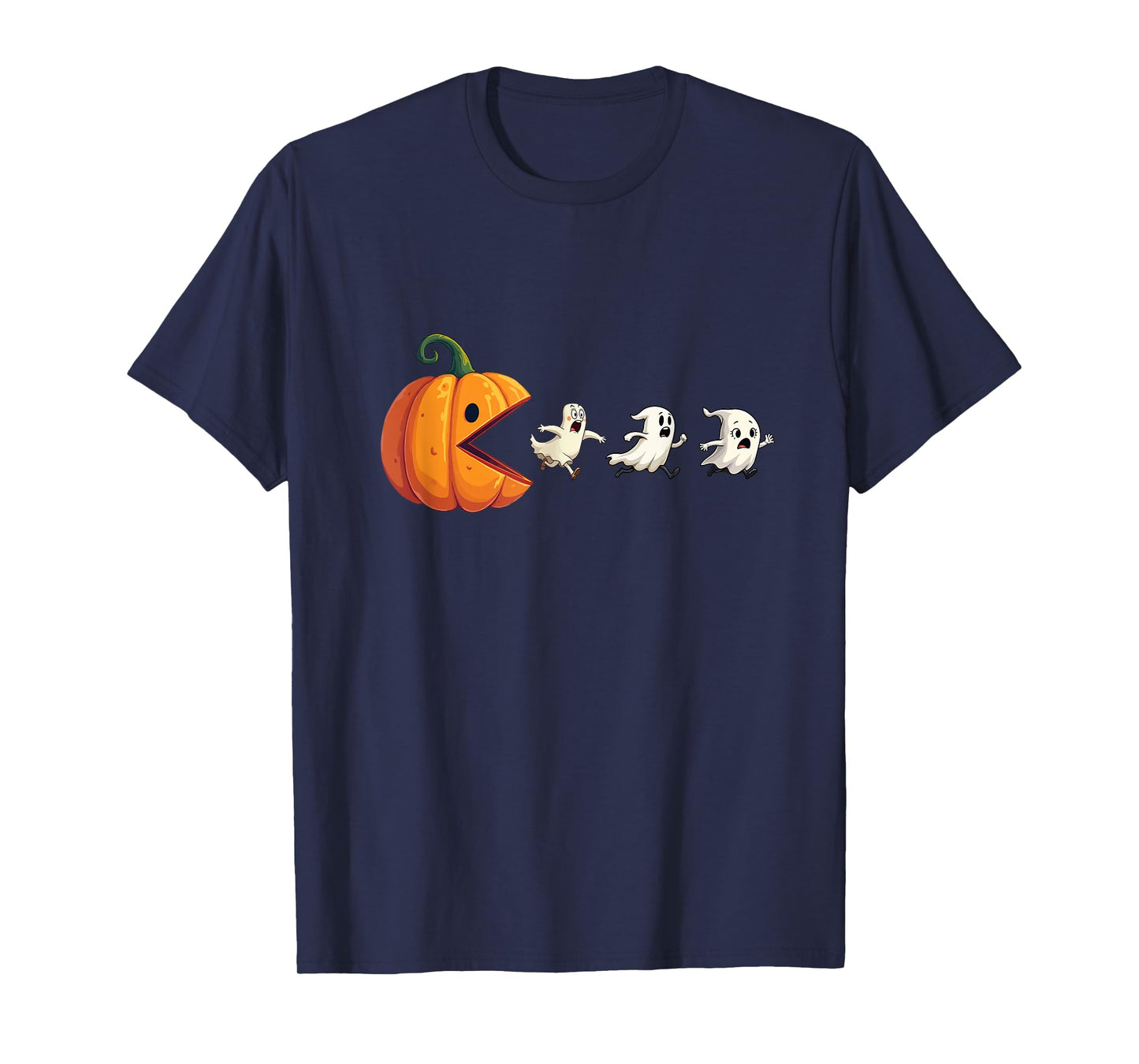 Amazing Spooky Creepy Halloween Pumpkin Ghosts T-Shirt