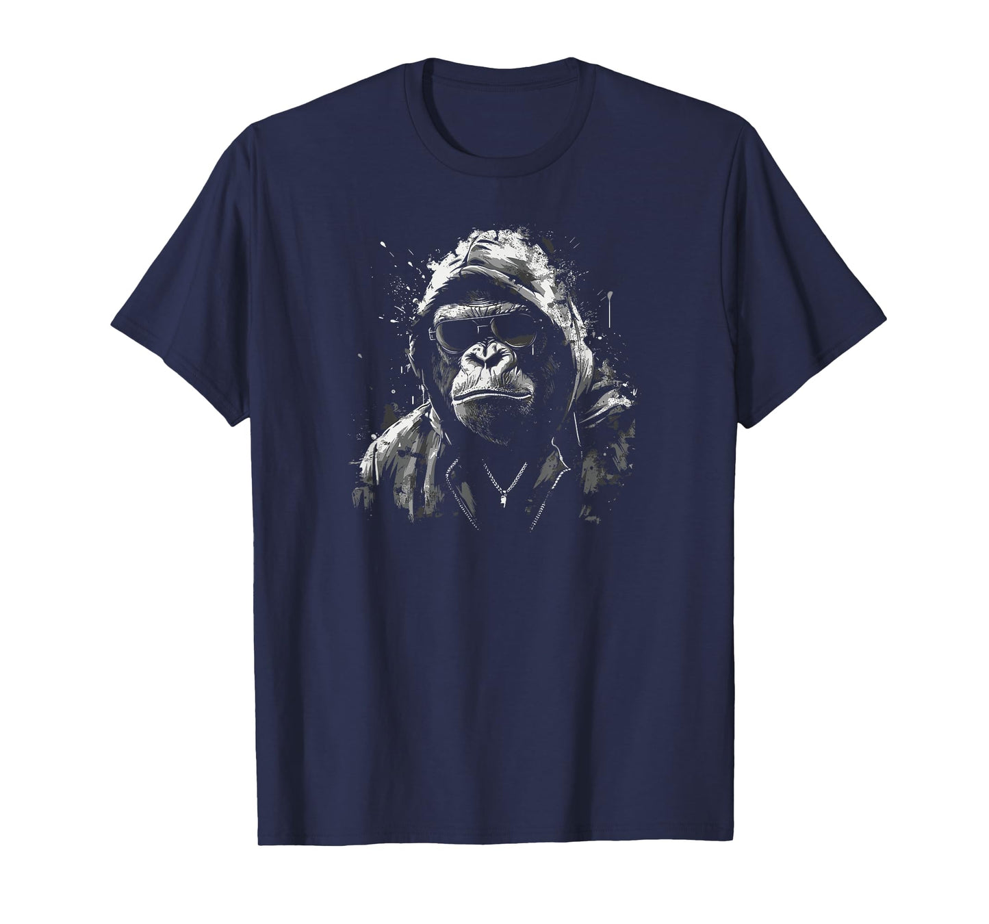 Angry Gorilla Face Growling Scary Silverback Gorilla T-Shirt