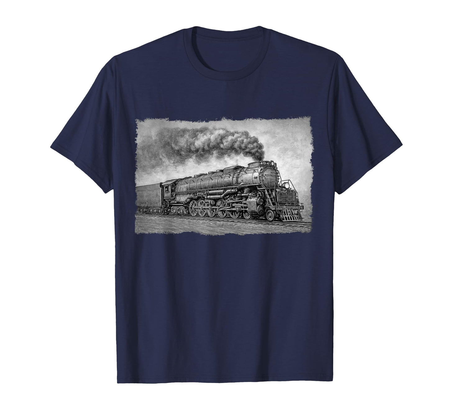 1940s Big Boy Steam Engine Locomotive - Vintage 4014 Train T-Shirt