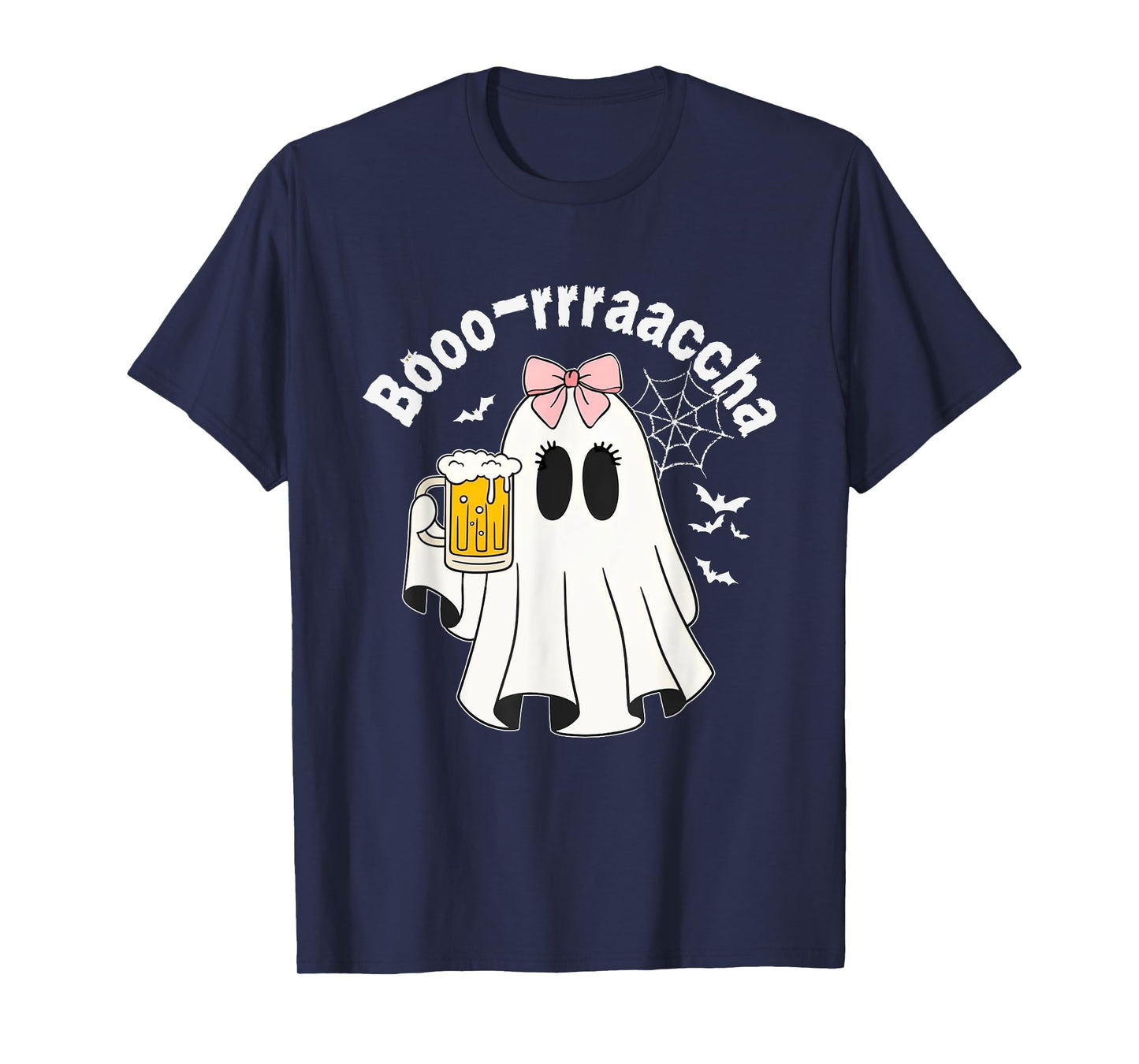 Boo-racha Funny Halloween Ghost Beer Design Borracha T-Shirt