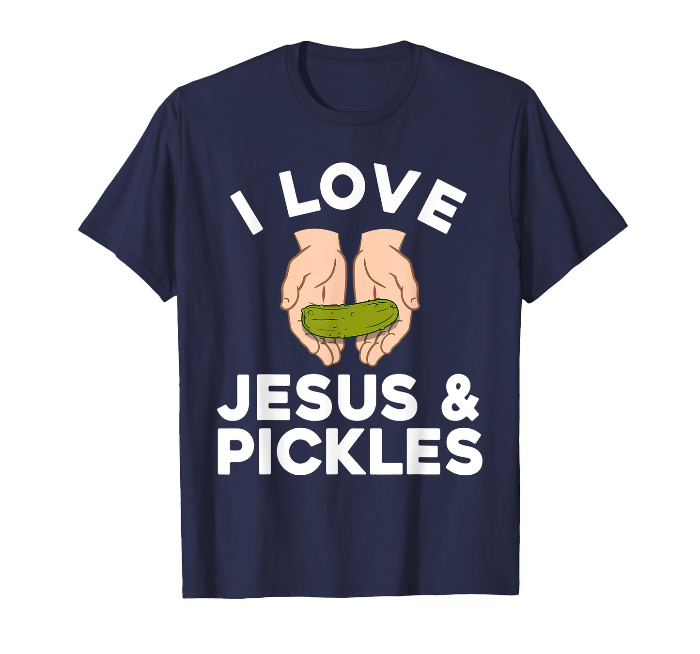 Cute Pickle Design For Men Women Kids Jesus Pickle Lovers T-Shirt