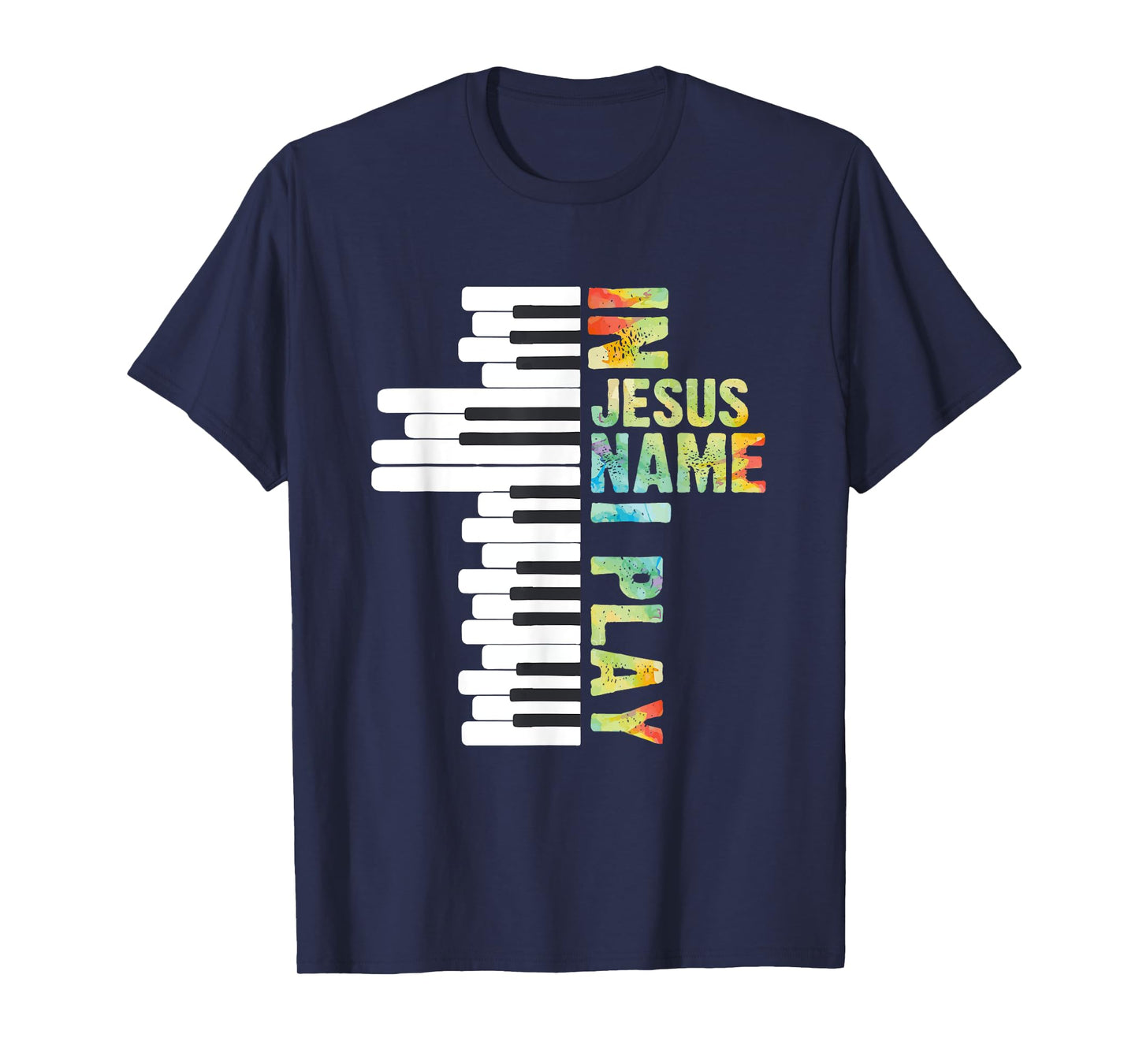 CharlIan Minds - Christian Piano Lovers In Jesus Christian Name I Play Piano Music Vintage T-Shirt
