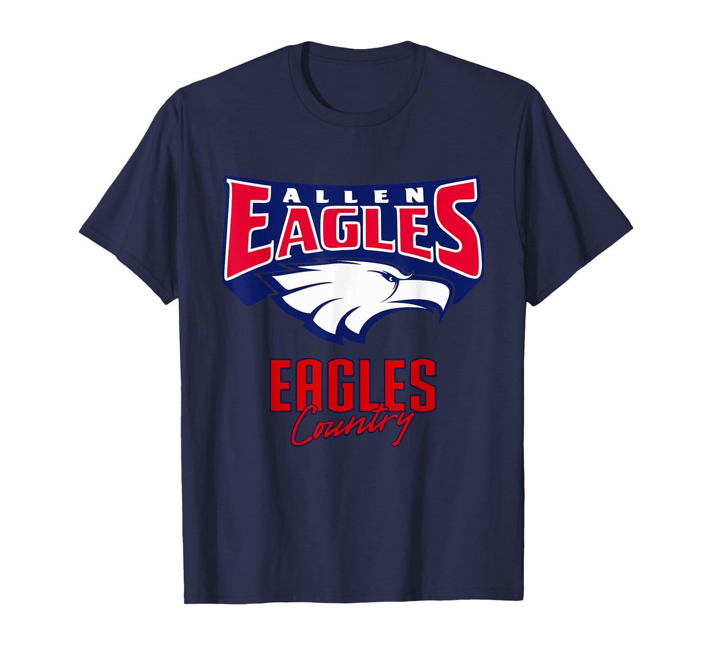 Allen Eagles Logo Country HS T-Shirt