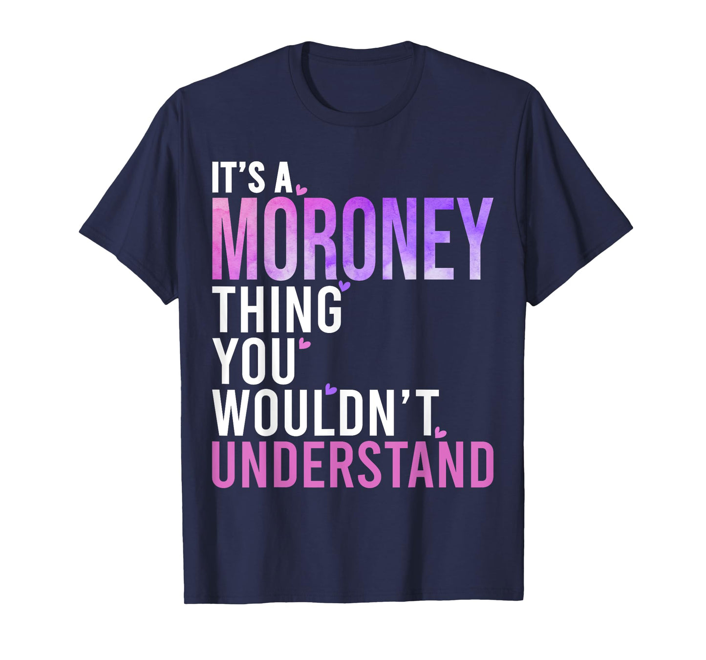 Retro Moroney First Name Personalized Moroney Groovy Vintage T-Shirt