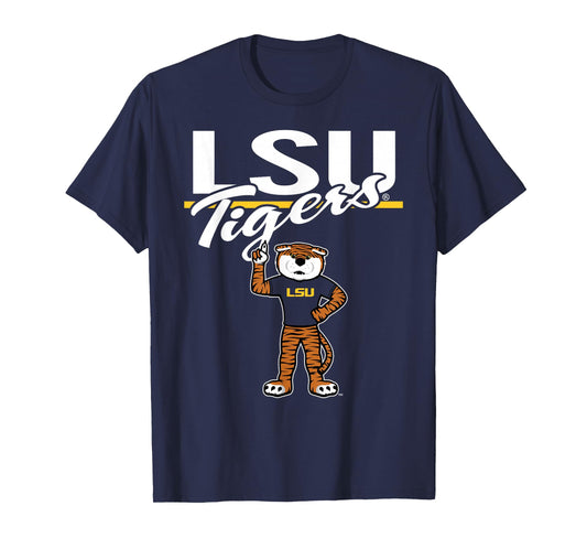 LSU Tigers Mascot Purple Officially Licensed T-Shirt