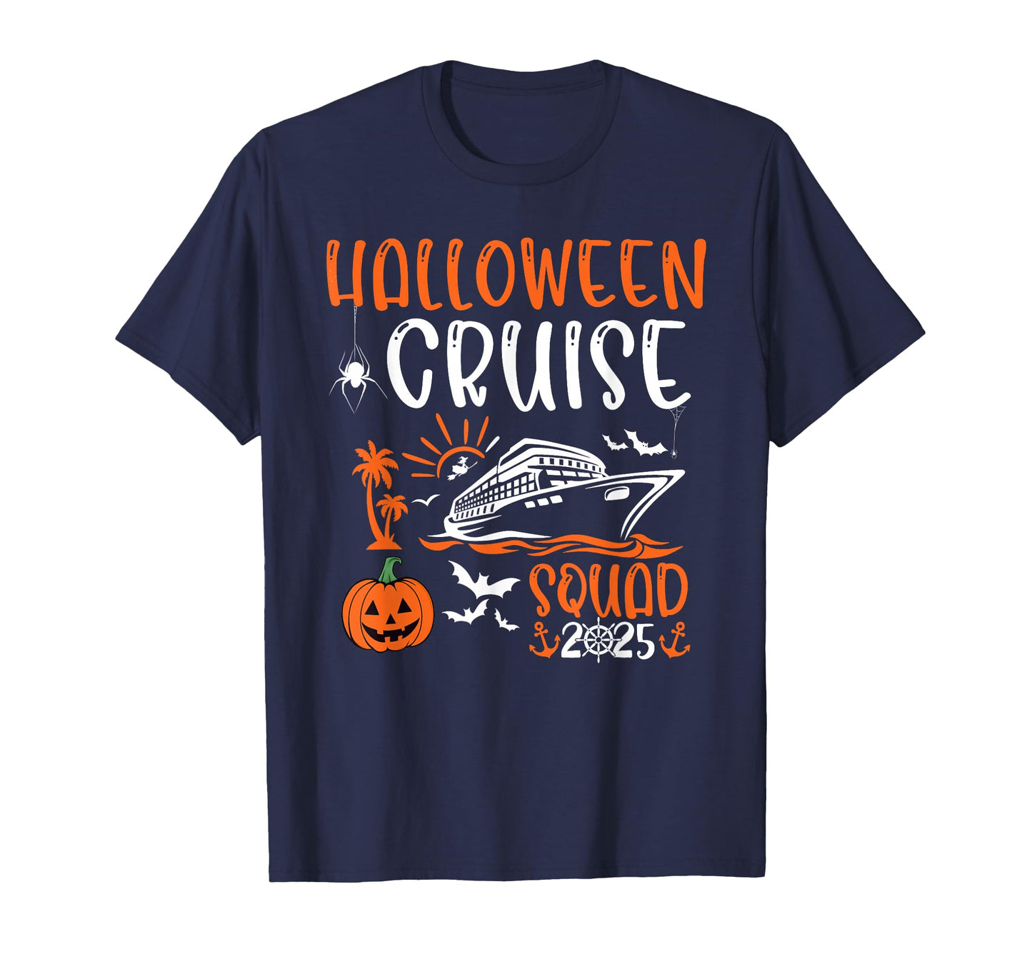 Halloween Cruise Squad 2025 Holiday Trip Family Matching T-Shirt
