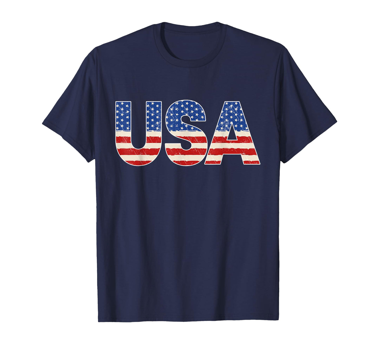 USA US Flag Patriotic 4th of July America Boys Mens Kids T-Shirt