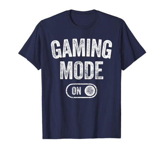 Gaming Mode On Funny Gamer Gift Men Kids Streamer Gaming T-Shirt