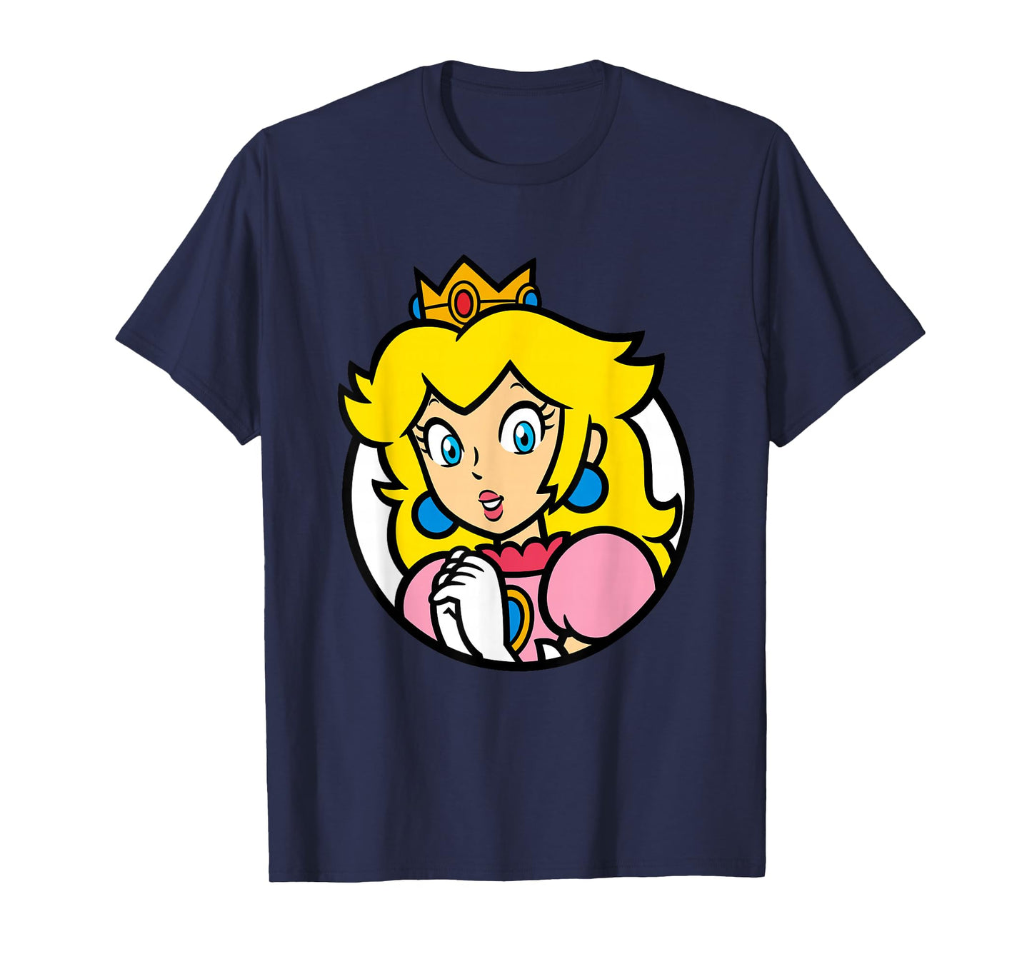 Super Mario Bros Princess Peach Nintendo Portrait T-Shirt
