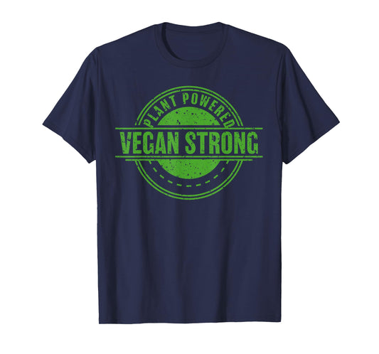 Vegan Gym Shirt, Plant Strong Tshirt T-Shirt