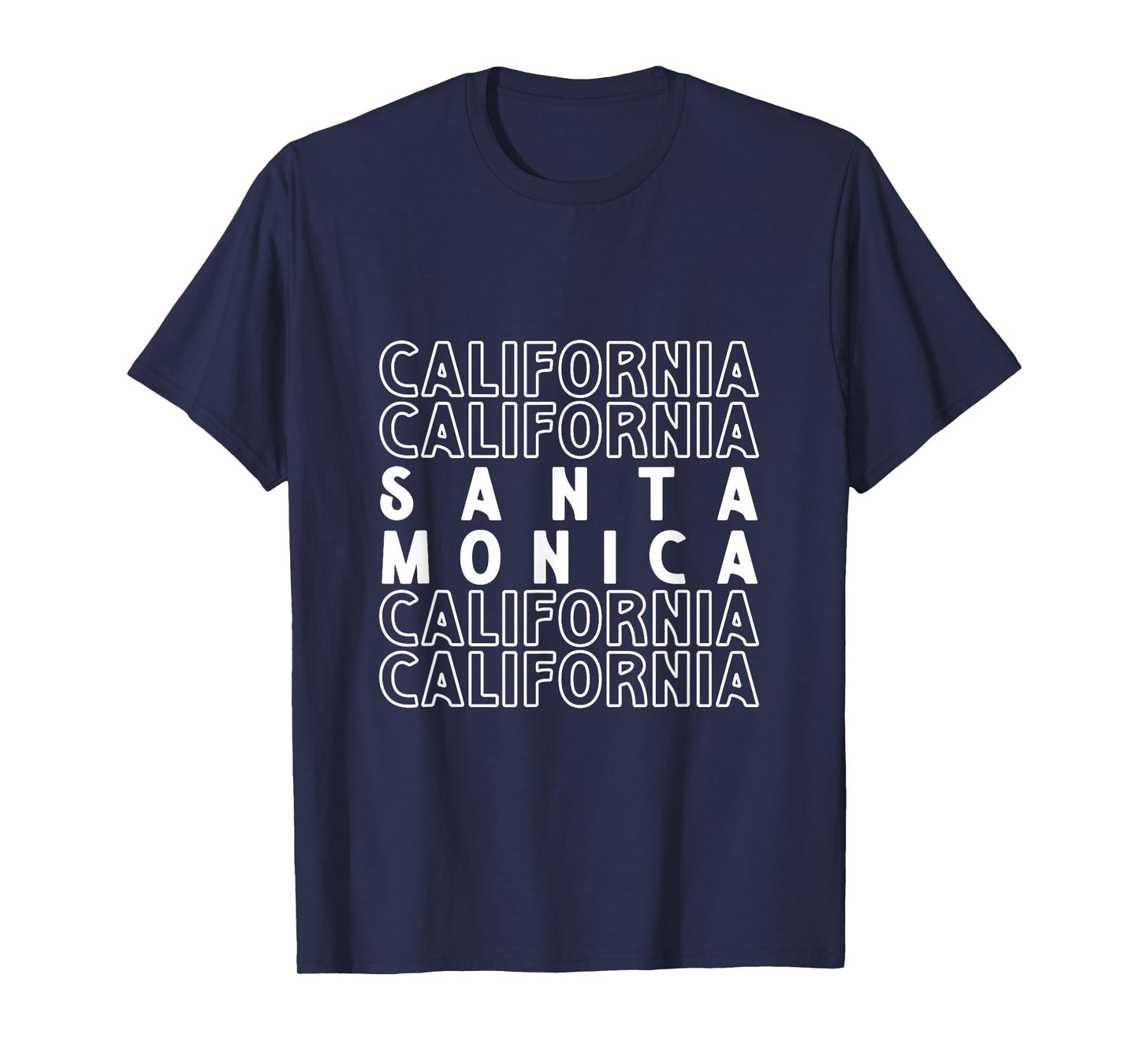 Santa Monica California LA CA for Men Women. T-Shirt