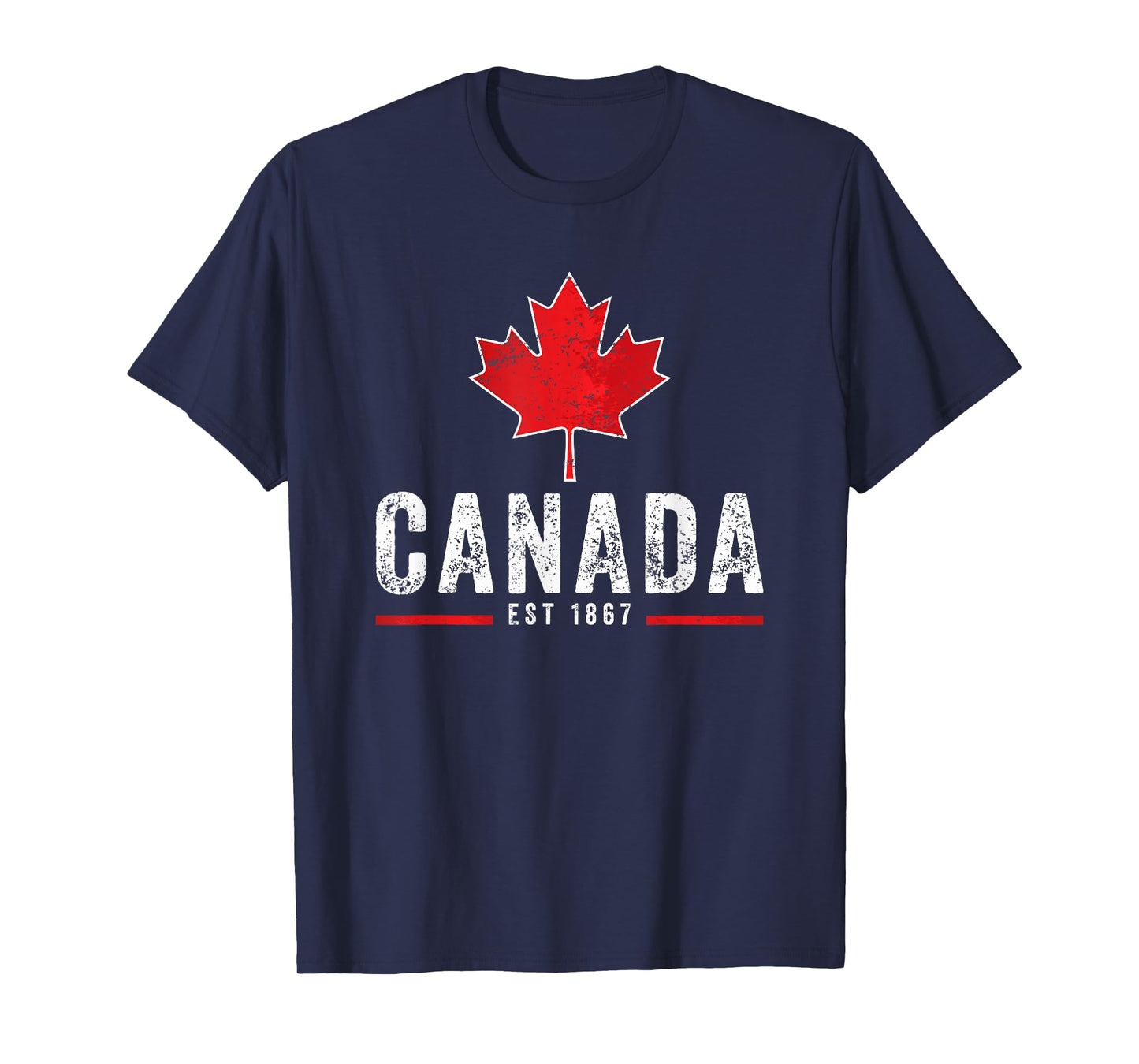 Vintage Canada EST 1867 Patriotic Proud Canadian Merch T-Shirt