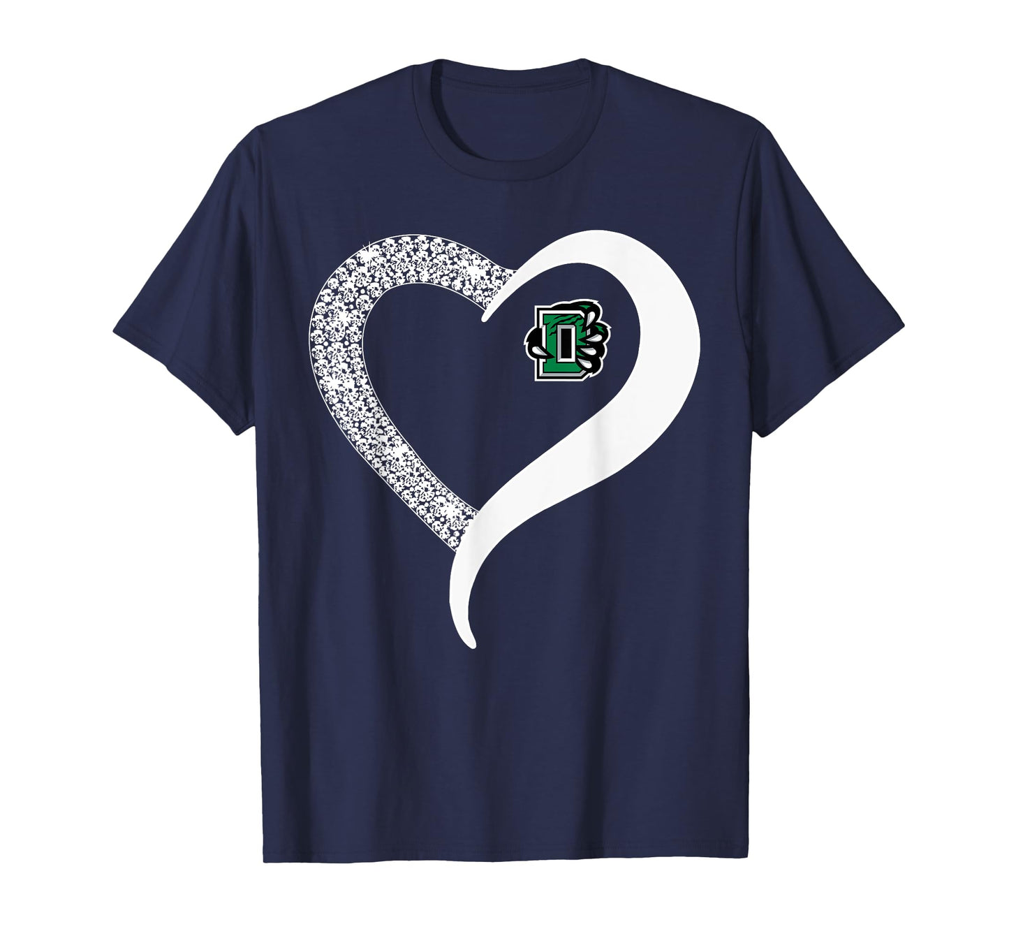 Derby Panthers Logo Diamond Heart HS T-Shirt