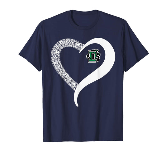 Derby Panthers Logo Diamond Heart HS T-Shirt