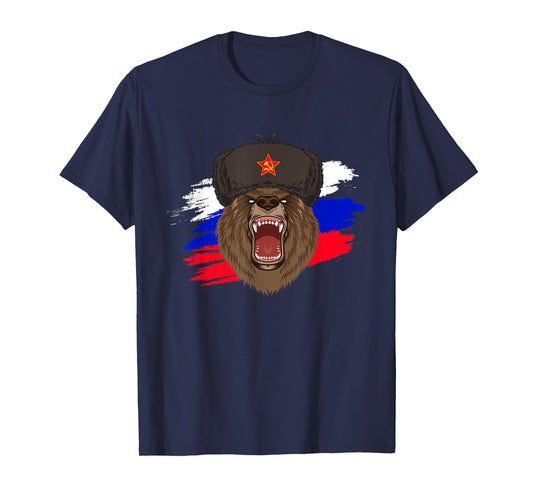 Russian flag Russia Russian bear T-Shirt