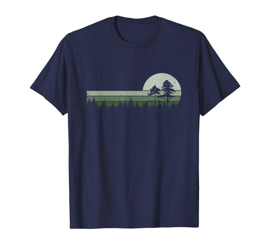 Vintage Forest Trees Wildlife Nature T-Shirt