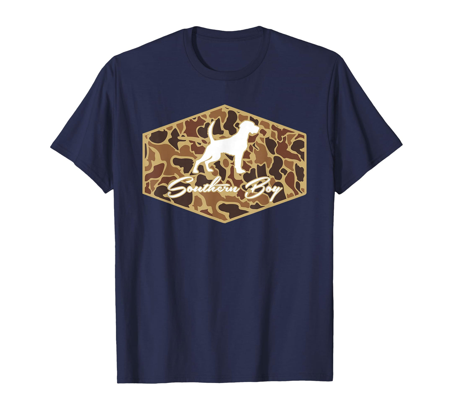Southern Boy Camouflage Hunting Dog Hello Hunting Season T-Shirt