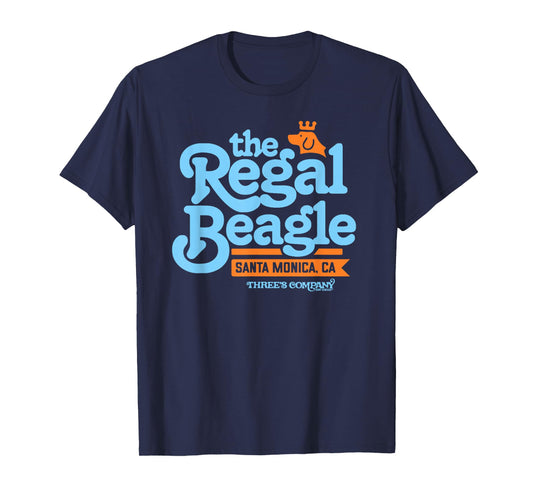 The Regal Beagle Pub Logo Vintage Three's Company T-Shirt