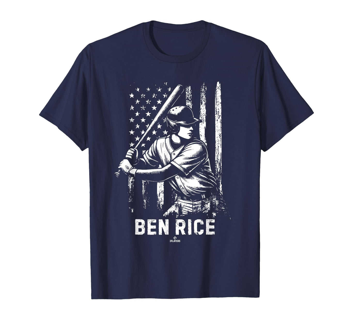 Player Illustration Flag Ben Rice Prospect Baseball Fan Gear T-Shirt