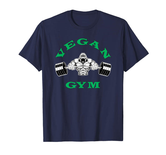 Vegan Shirt - Strong Gorilla Vegetarian Plant Based Gym Tee T-Shirt