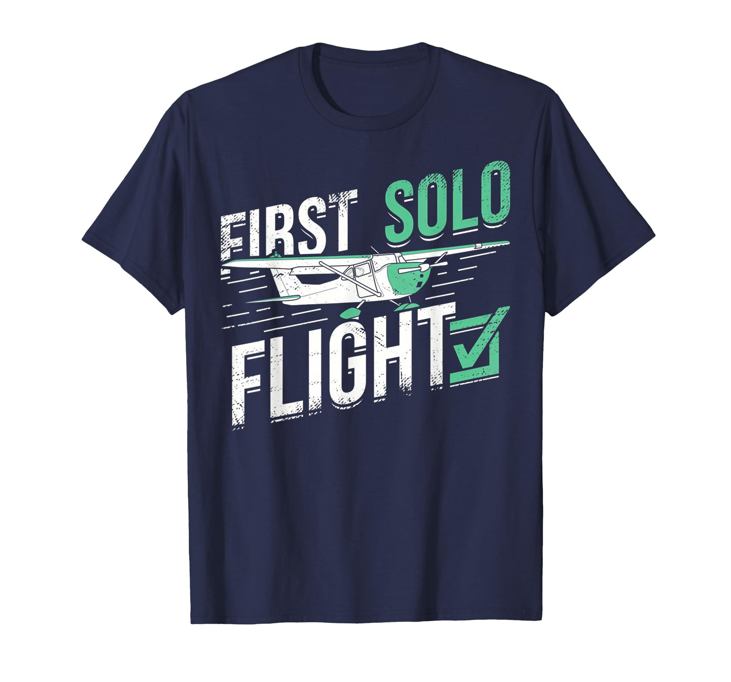 First Solo Flight Funny Pilot Airplane Flying Gifts T-Shirt