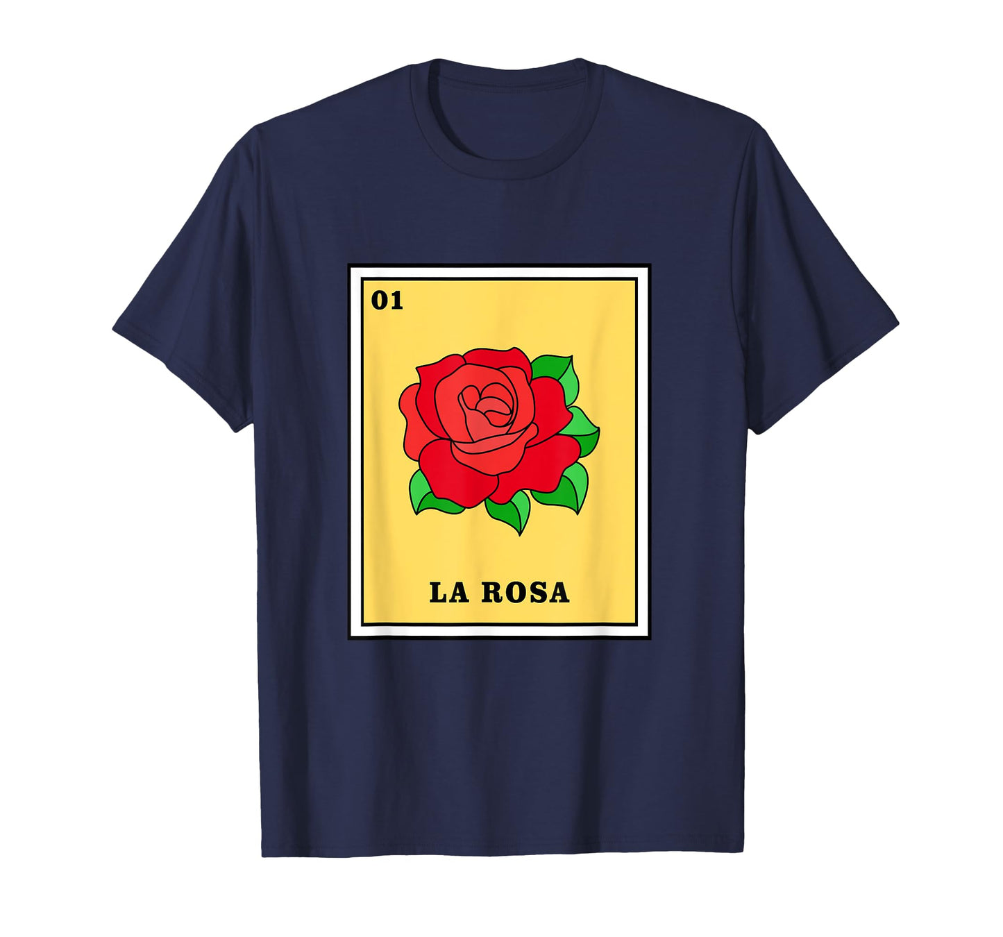 Womens Mexican Lottery Game La Rosa T-Shirt
