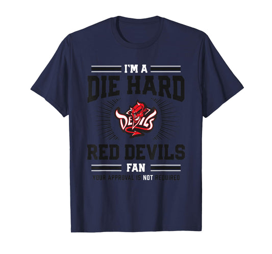 Central Red Devils Logo Die Hard Fan HS T-Shirt