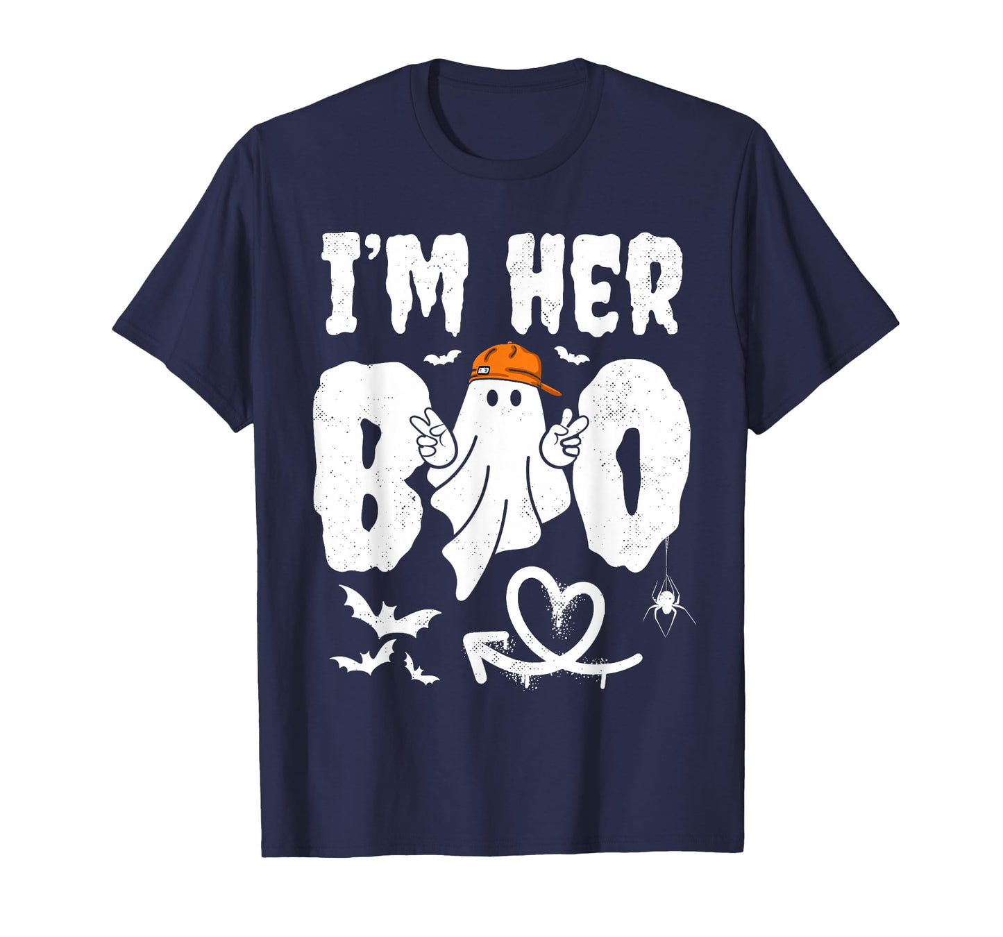 Im His Boo Im Her Boo Funny Matching Halloween Ghost Couples T-Shirt