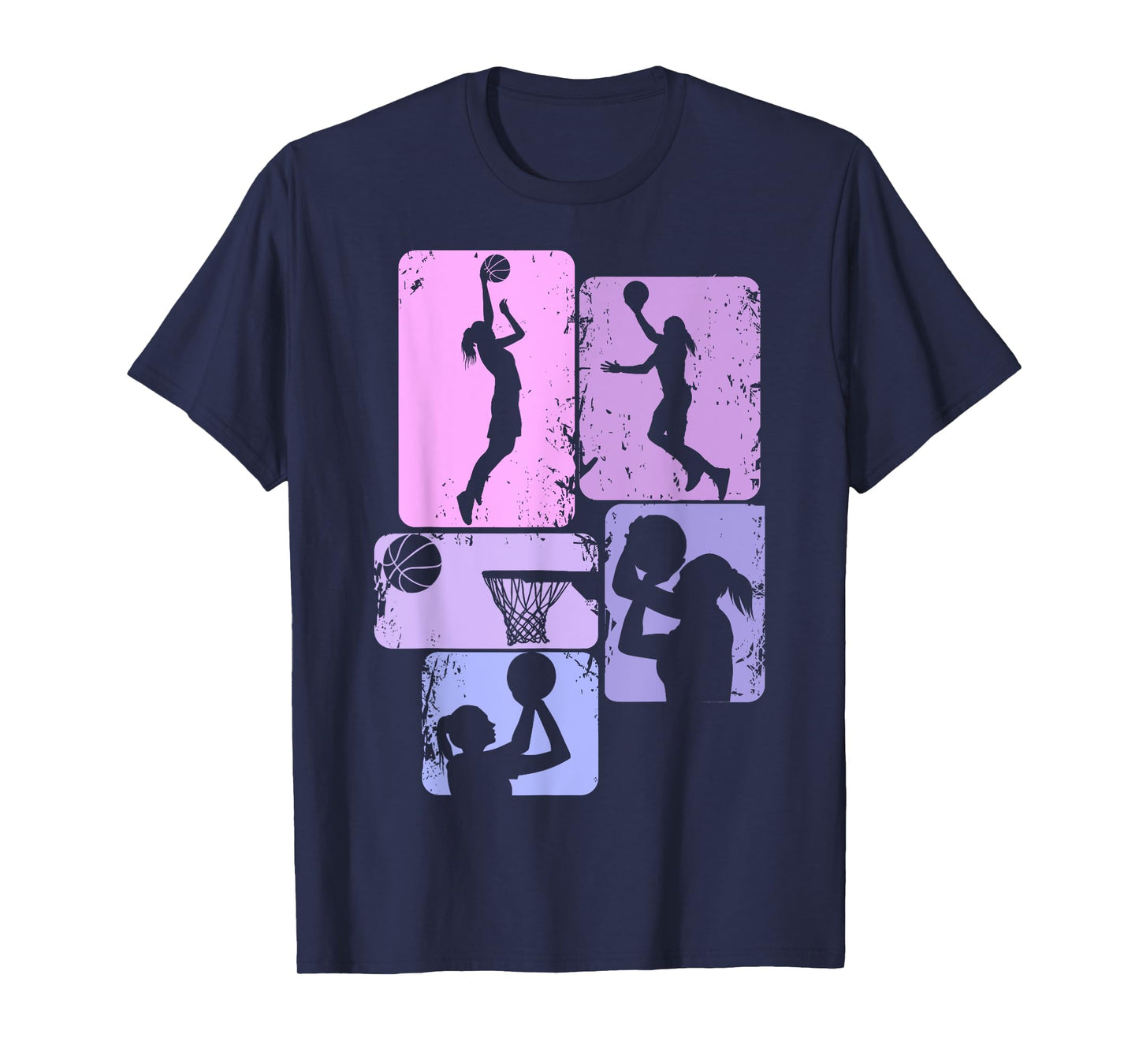 Basketball Girl Women Girls Kids T-Shirt