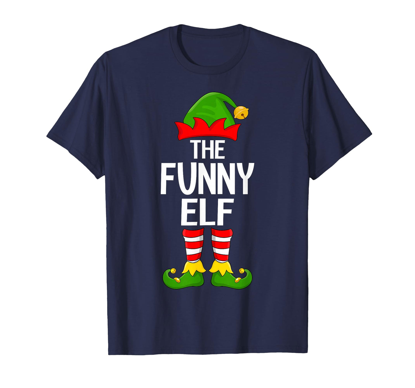 Funny Elf Xmas Matching Family Elf Squad Christmas T-Shirt
