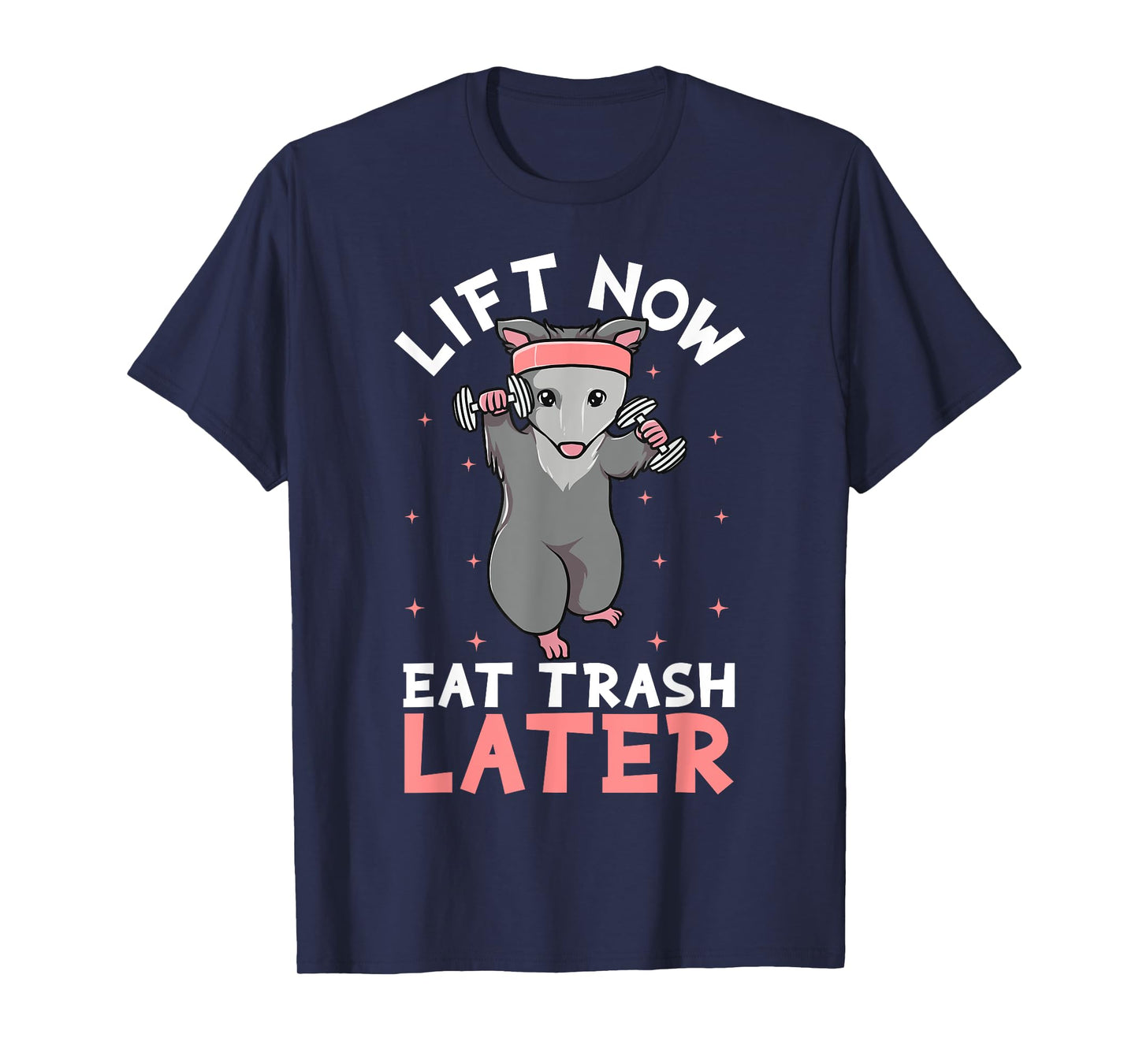Lifting Opossum Tshirt Funny Workout Gift Bodybuilding T-Shirt
