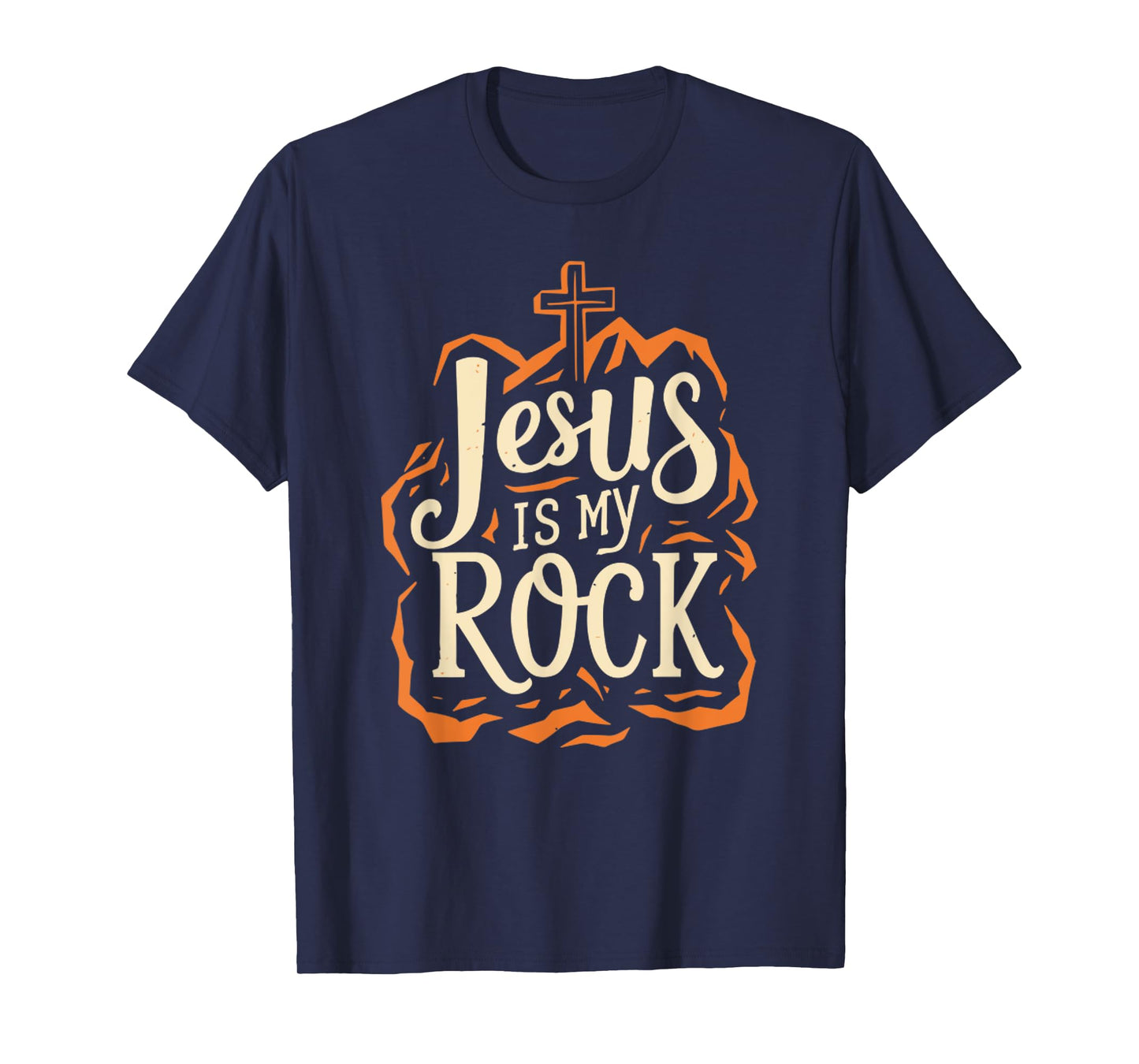Jesus Is My Rock Jesus Quote Bible Christian T-Shirt