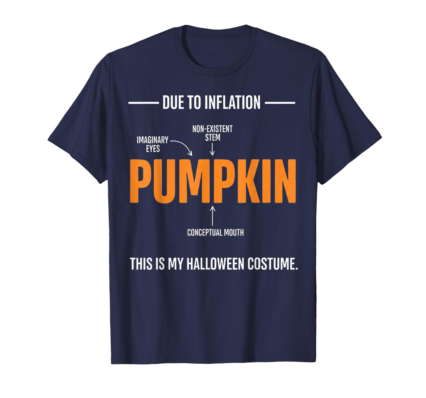 Pumpkin Halloween Costume Funny Halloween 2025 T-Shirt
