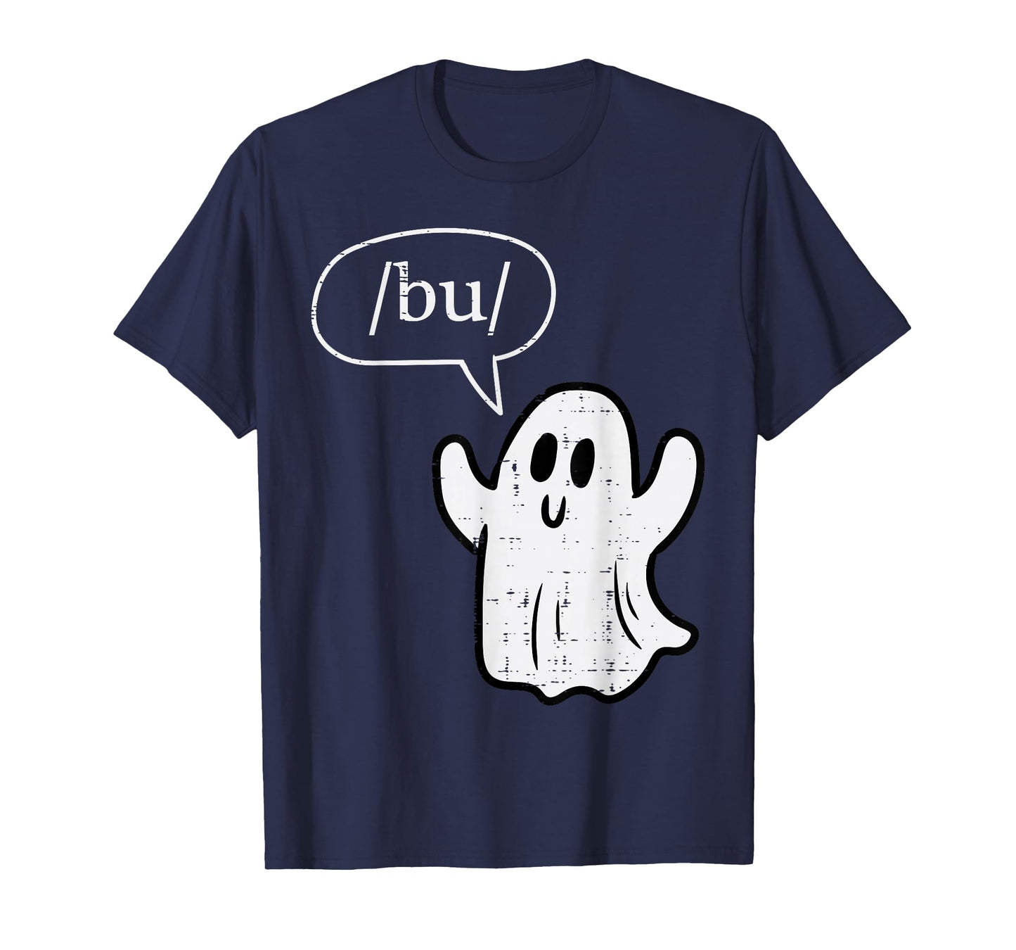 Halloween Speech Therapy Ghost Bu Boo SLP Costume Men Women T-Shirt