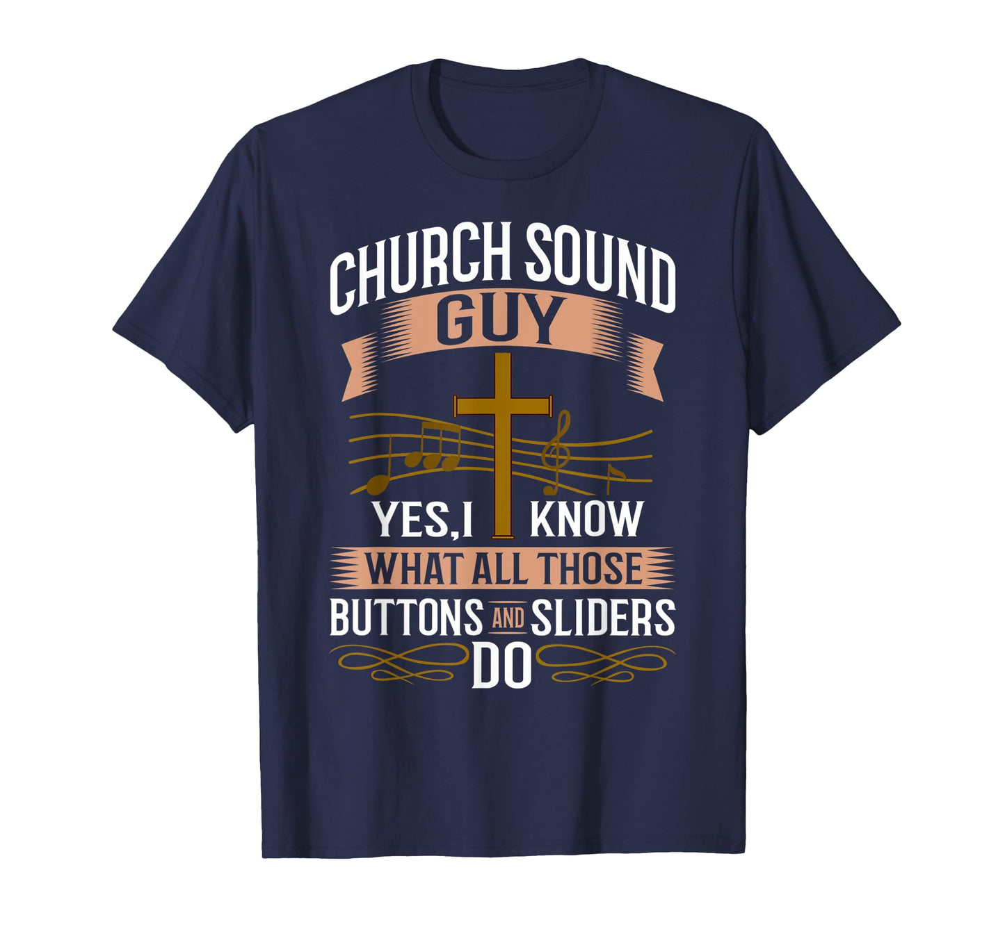 Church Sound Engineer Audio System Music Christian T-Shirt