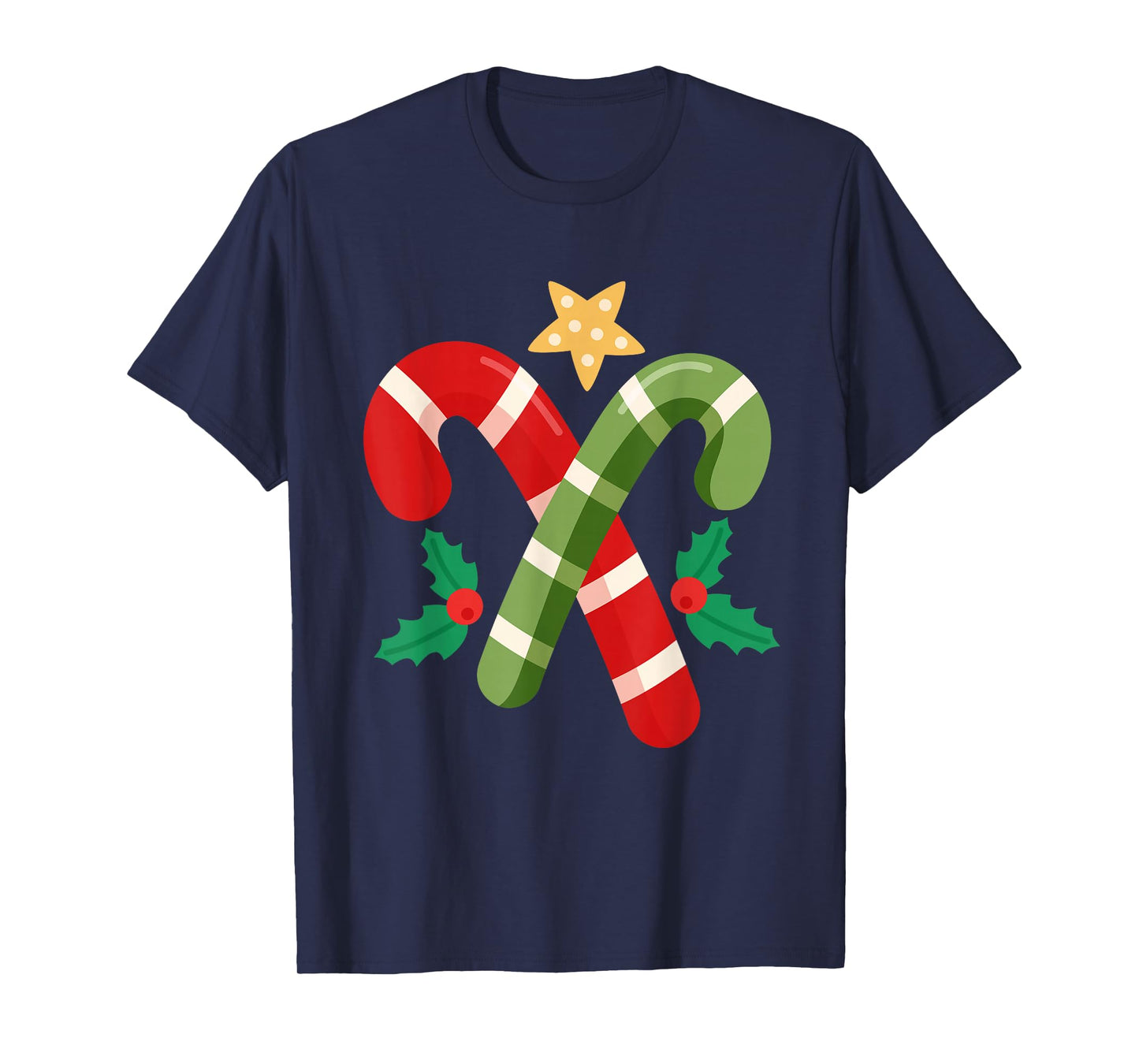Candy Canes Christmas Holiday Christmas T-Shirt