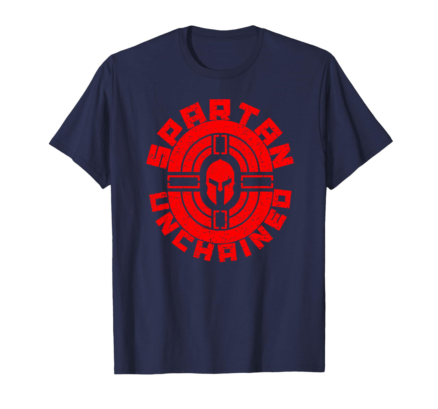 Spartan Unchained Bodybuilding T-Shirt Warrior Race Gym T-Shirt