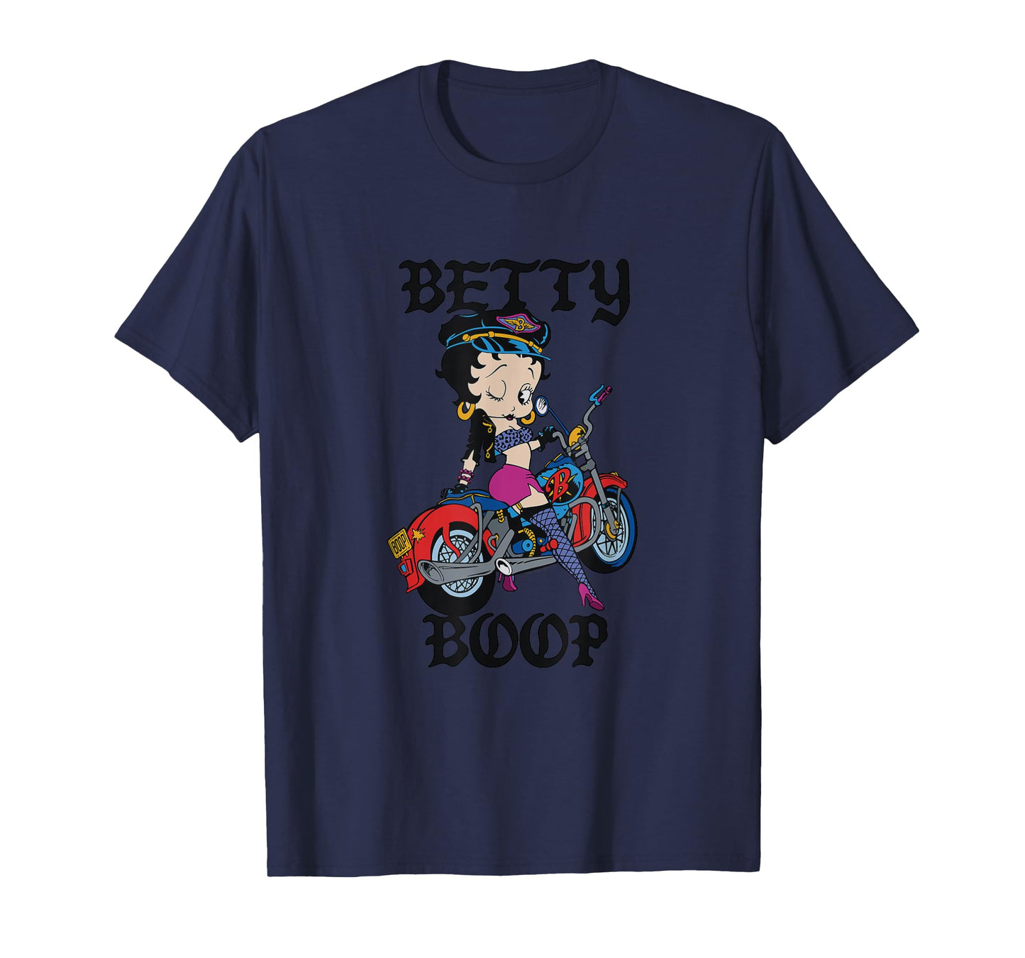 Betty Boop Sweet Vintage Biker Babe T-Shirt