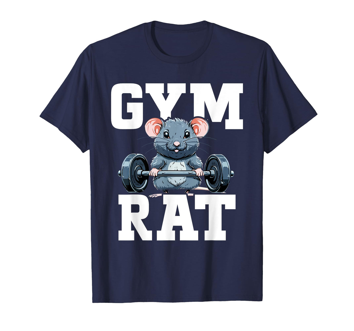 Funny Sport Gym Rat Fitness Bodybuilding T-Shirt