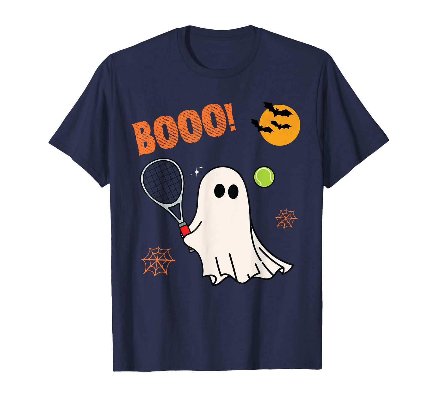 Vintage Halloween Skeleton Tennis Funny Spooky Costume T-Shirt