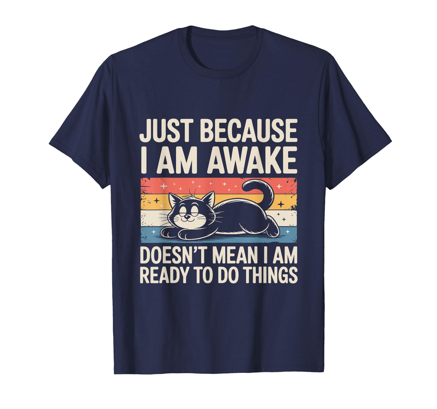 Funny Lazy Cat Meme Weird Stuff Lover Men Women Boys Girls T-Shirt